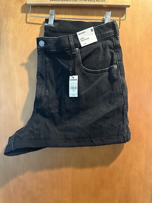 Express Mom Shorts Shortie Super High Rise Shorts