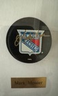 MARK MESSIER custom framed/ SIGNED 8x10 photo + PERSONALLY SIGNED PUCK+ CARD!   — photo 4