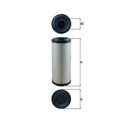 MAHLE/KNECHT Luftfiltereinsatz LX 2958  