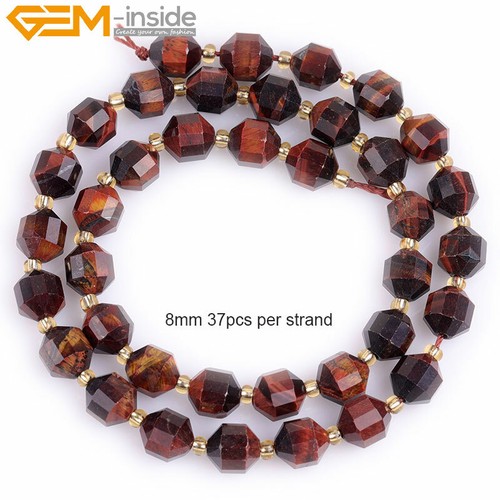 Labradorite Garnet Bicone Natural Faceted Loose Beads For Jewelry Making 15" - Picture 61 of 199