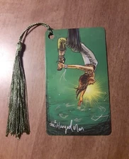 Hanged Man-Light Seer Tarot Bookmark Oracle Card Art Deck Gift, Purified&Charged
