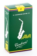 Vandoren Alto Sax Java Reeds Strength 2; Box of 10