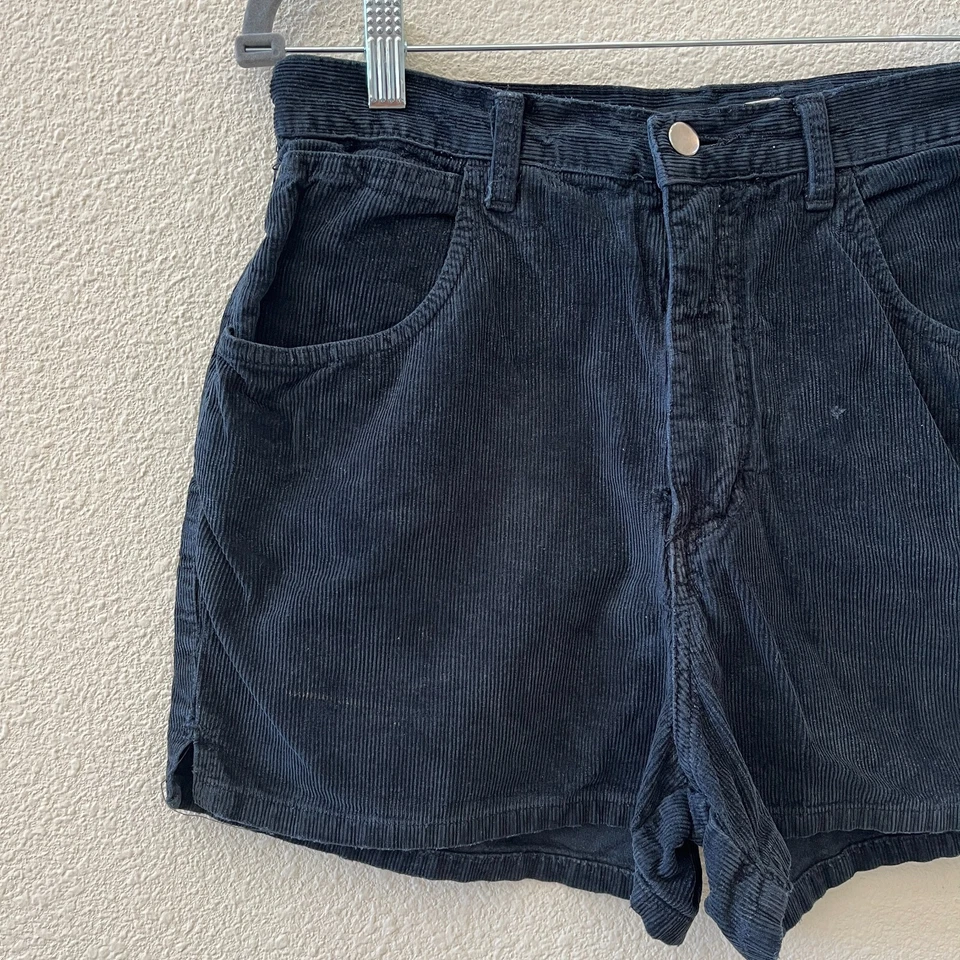 Pantalones Cortos de Pana Negros ELEMENT Estilo CALIENTE Pantalones Cortos Talla 13 Ropa Informal de Verano Foto 2 de 4