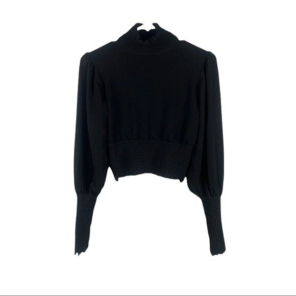 Puff sleeve sweater zara clearance