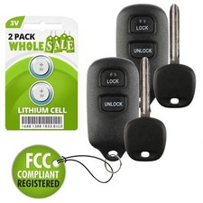 2 Replacement For 2003 2004 2005 2006 2007 2008 Toyota Corolla Matrix Key Fob 2 Replacement For 2003 2004 2005 2006 2007 2008 Toyota Corolla Matrix Key Fob