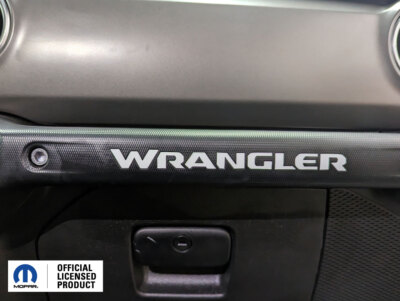 Fits 2018-2024 Jeep Jl Wrangler Grab Handle Decals Glovebox Inlay Stickers
