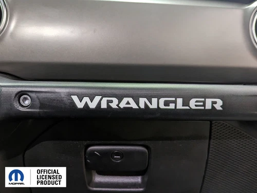 Fits 2018-2024 Jeep Jl Wrangler Grab Handle Decals Glovebox Inlay Stickers
