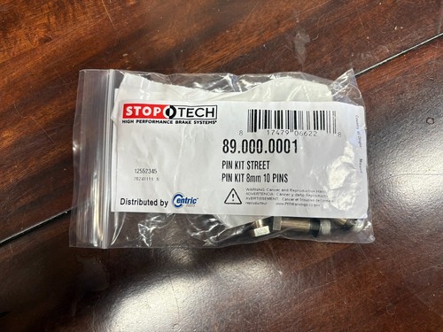 StopTech 89.000.0001 8mm Pin Kit For 332mm and Larger BBK Rotors - Picture 2 of 2