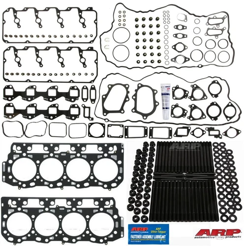 2004-07 Chevy GMC 6.6L Duramax LLY LBZ ARP Stud Mahle Head Gasket Set C 1.05mm