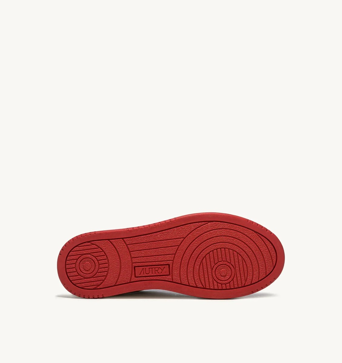 Men's Sneaker Autry Medalist Low in Bicolor White/Red