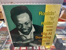 Big Al Downing Rockin' n Rollin' vinyl LP NM Roller Coaster UK 1988