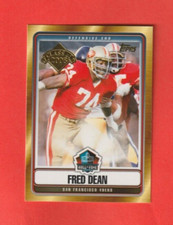 2008 Topps HALL OF FAME # HOF-FD Fred Dean SAN FRANCISCO 49ers