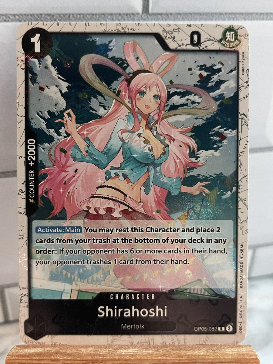 2024 One Piece PRB-01 English Shirahoshi Jolly Roger Reverse Holo