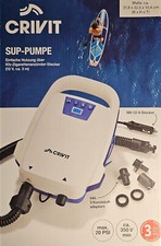 Mistral SUP-Pumpe 12V elektrische Pumpe 20 psi stand up paddle Bajonett Kajak