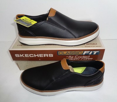 mens leather skechers
