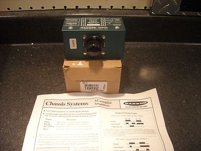 Banner Chassis Systems AC-Coupled Amplifier B4-3 AC Latch, 200 ...