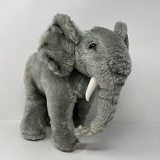 Dakin Gray Mama Elephant Plush Nature Babies Stuffed Animal Plush 11" 1979