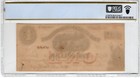 MS CR-44 1864 $1 Mississippi Paper Money - PCGS-B About Uncirculated 50 - PLUS — photo 2