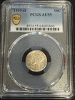 1919 D Dimes Winged Liberty Head or Mercury PCGS AU-55