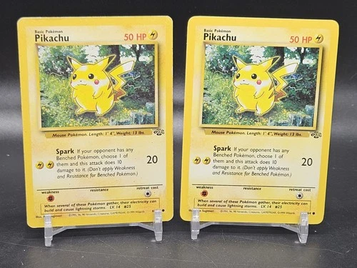 (2) Pokemon Pikachu 60/64 Jungle Regular Unlimited