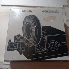 Rotary Slide Tray Photoco for 100 2x2 Slides Projector Open Box - 1 Each