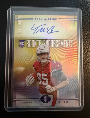 Panini 2022 Illusions Trey McBride Rookie Endorsements Auto RC /199 RE-TM
