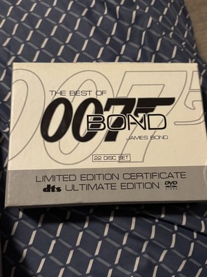 James Bond 007 The Best Of 22 Disc DVD Limited Edition Ultimate Set Certificate