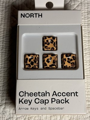 NEW North Accent Mechanical Keyboard Arrow & Space Key Caps Set CHEETAH Accent