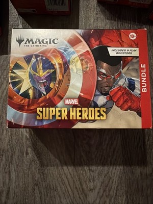 Magic: The Gathering Marvel Super Heroes Bundle Box Factory Sealed Free Shipping