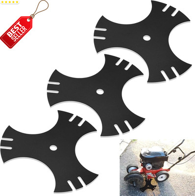 3 Pack 9x9 Edger Blade 3 Side Star 1/2 Hole Craftsman McLane 2059 - US