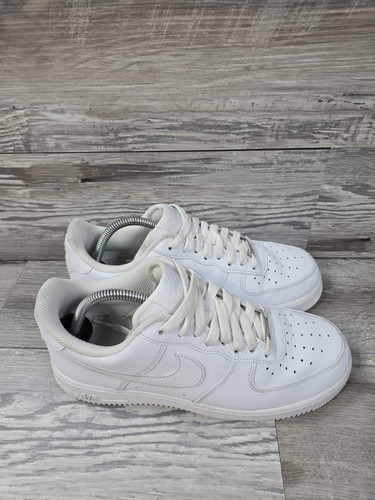 Nike Air Force 1 '07 Low Herren Größe 8 Weiß Sportlich Lifestyle Schuhe Turnschuhe - Bild 2 von 13