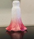 Lily tulip Lamp Shades pink white trumpet tiffany pond replacement Vintage tiger