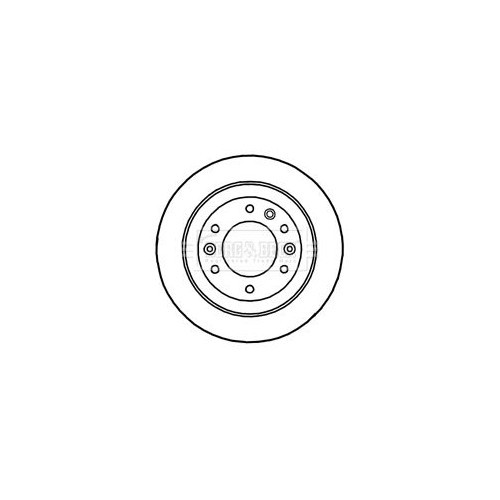 BORG & BECK Brake Disc BBD4658