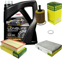 Mann Inspektionspaket 5L Mannol Longlife 5W-30 FüR VW Golf IV 2.3 V5 Bora