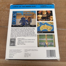 Lords of the Rising Sun CIB Turbografx 16 CD NEC DUO Complete With Box Extras