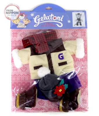 **Disney Duffy & Friends Gelatoni Duffys Weihnachten Plüsch Kostüm Set Outfit**