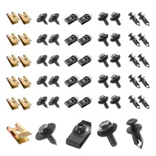 100 PCS Car Body Fasteners Assortment Kit, Bumper Fender Splash Guard Screws ...