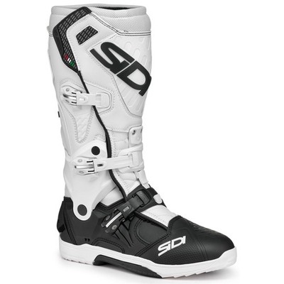 Sidi - Powersports Crossair Boots - Black/White - Size 8 8017732595775