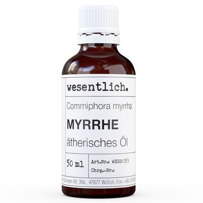 wesentlich. Myrrhe Öl - ätherisches Öl - 100% naturrein (50ml Glasflasche)