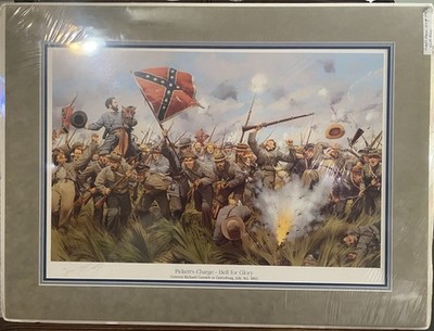 Pickett s Charge Hell For Glory Keith Rocco Signed 50/750 COA Never Framed Mint