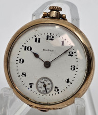 Antique Elgin Grade 289 6s 7j Pocket Watch Gold Filled