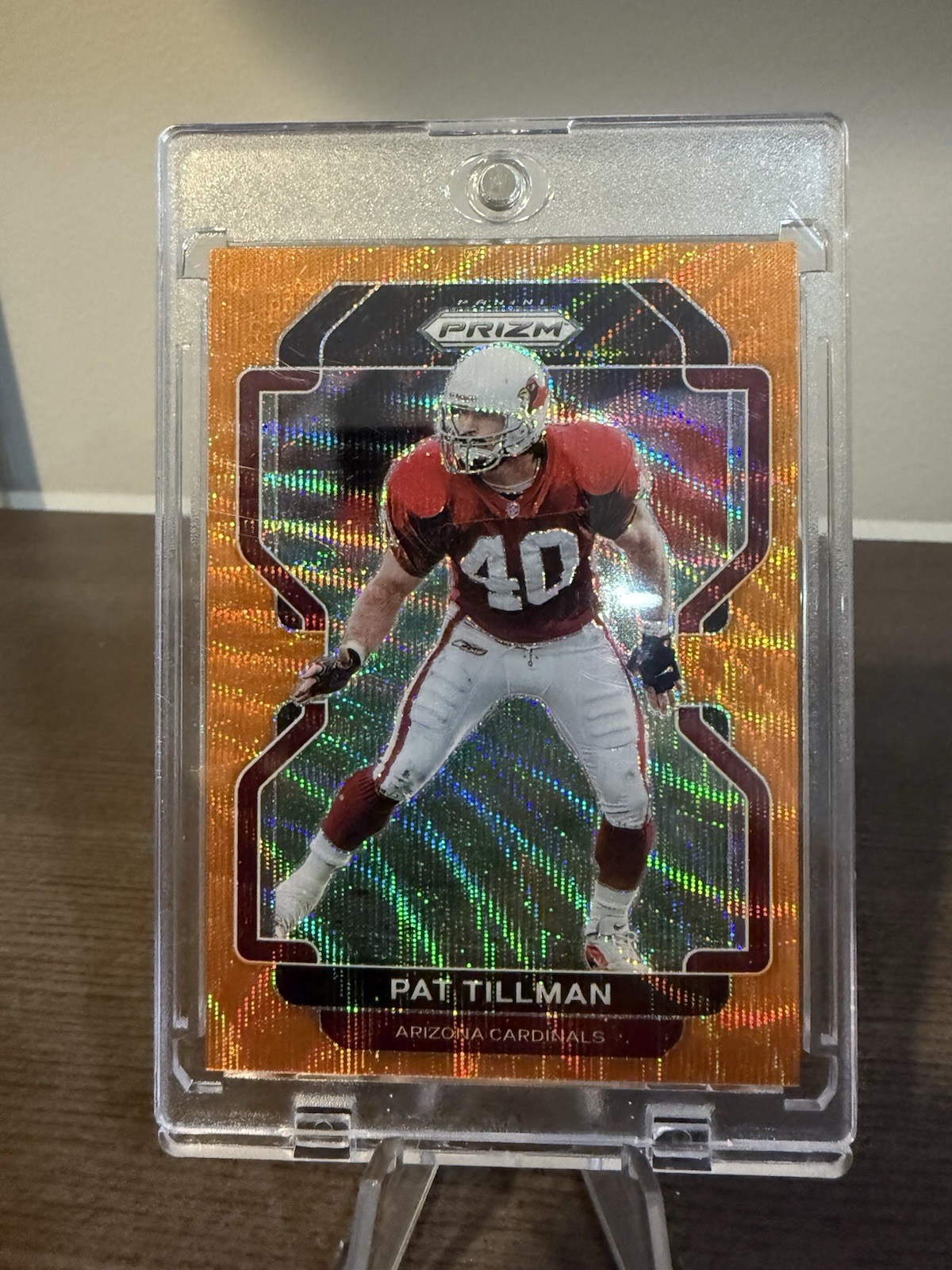 2021 Prizm #83 Pat Tillman #/60 SP Orange Wave Prizm Arizona Cardinals 🇺🇸