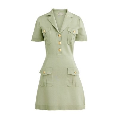 J.Crew 'Lady' Green Viscose Jacket Sweater Dress Size XS - NWT