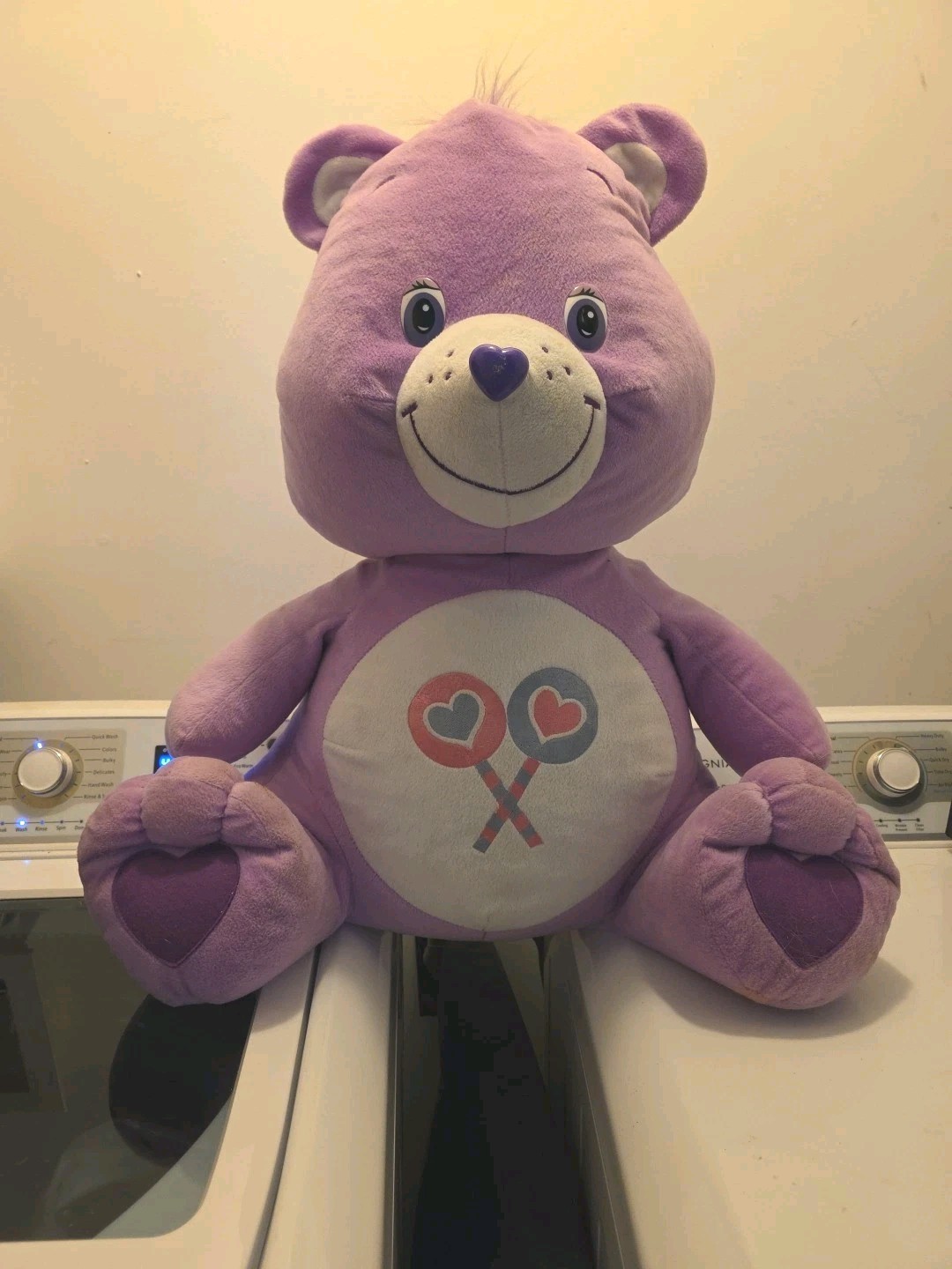 Vintage 2003 Care Bear Plush Share Bear Large Jumbo Stuffed Animal 24