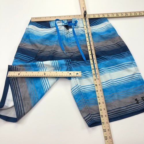 Under Armour 32 (Fit 32W) Surf Swim Board Trunk Multicolor 10" Shorts Blue - Picture 5 of 7