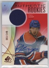 2024-25 SP Game Used Authentic Rookies Red Jersey 3/149 Phil Kemp #260 Auto 1ot4