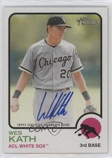 2022 Topps Heritage Minor League Edition Real One Wes Kath #ROA-WK Auto q3o