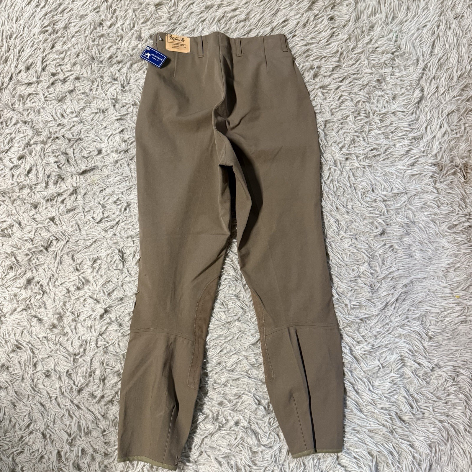 New Women’s Size 26L Tan Tailored Sportsman Knee Patch Horseback Riding Breeches
