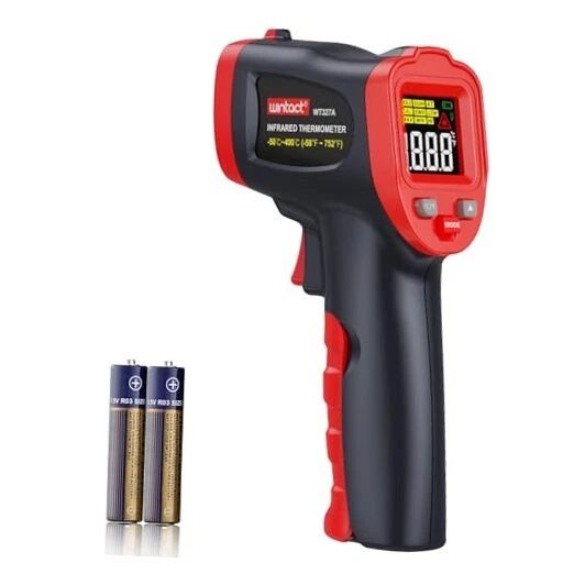 Infrared Temperature Thermometer Gun, Digital Non-Contact Laser Temp WT327A