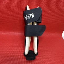 ssur Form Fit Adjustable Ankle Brace Black White Plastic Foam Fabric Unisex